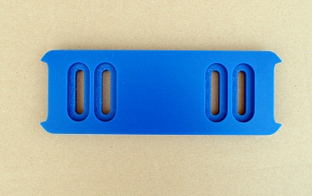 Neue Gleitkufe aus Plastik bzw, Kunststoff Polyetylen